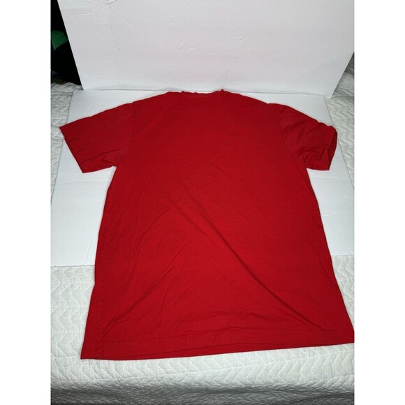 Psycho Bunny Shirt Mens S Red Classic Logo Top V Neck Preppy Tee S B58 - Picture 4 of 4